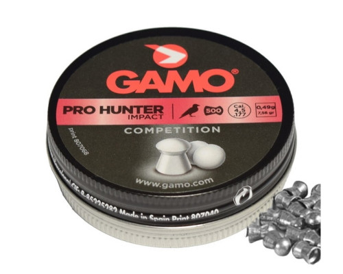 Пули Gamo Pro Hunter 4,5 мм, 0,49 грамм, 250 штук