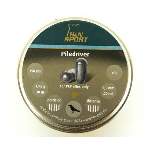 Пули H&N Piledriver 5,5 мм, 1,95 грамм, 150 штук