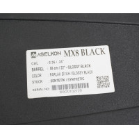 Пневматическая винтовка Aselkon MX-8 Evoc (пластик, PCP, 3 Дж) 6,35 мм