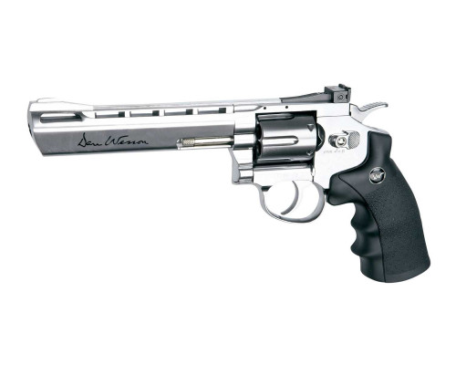 Пневматический револьвер ASG Dan Wesson 6" Silver